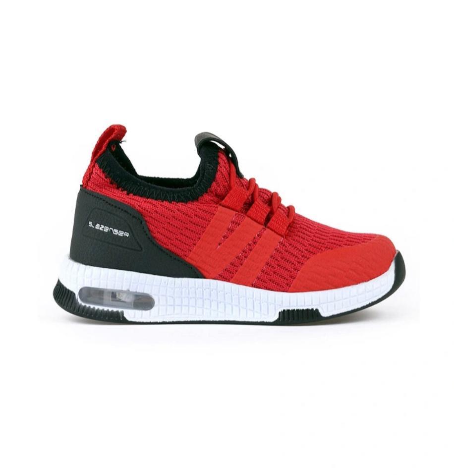Slazenger EBBA Sneaker Erkek Çocuk Ayakkabı Kırmızı / Siyah