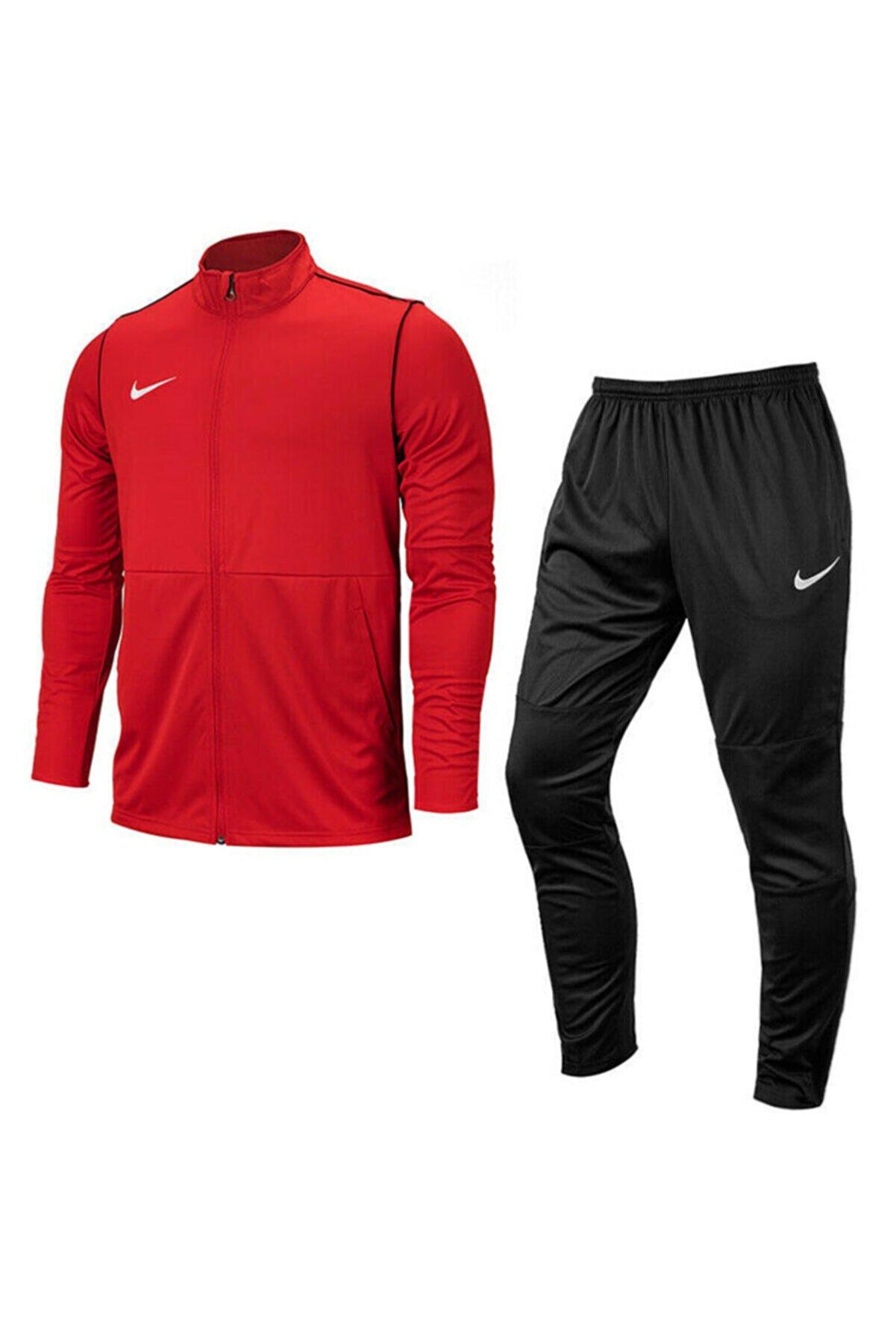 Nike Dry Fit 20 Erkek Kırmızı Siyah Eşofman Takımı Bv6887-657