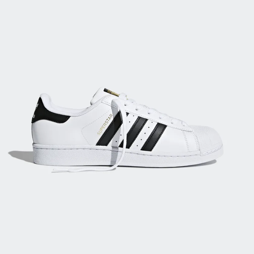 adidas Erkek Superstar Spor Ayakkabı Beyaz-siyah